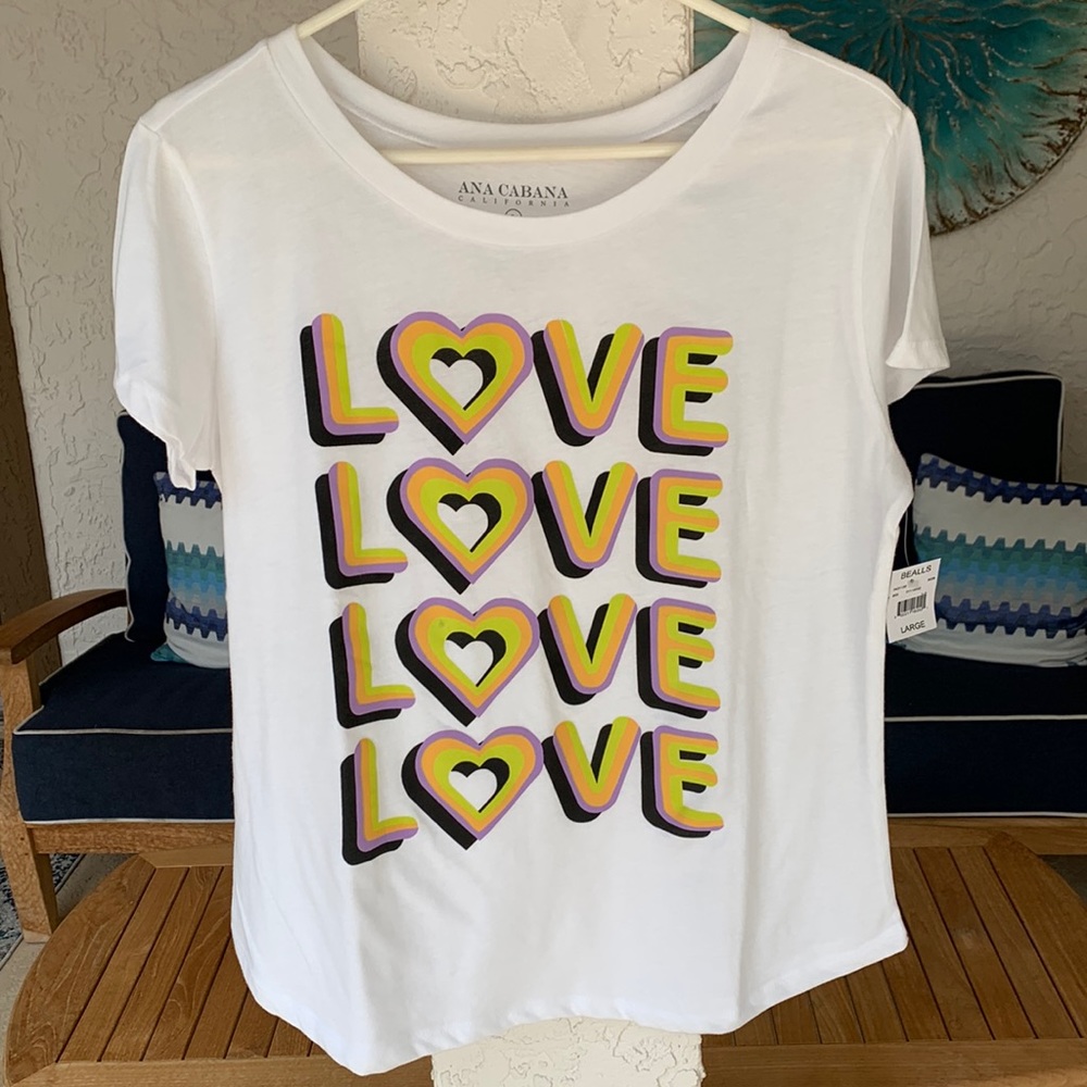 Ana Cabana love short sleeve shirt
